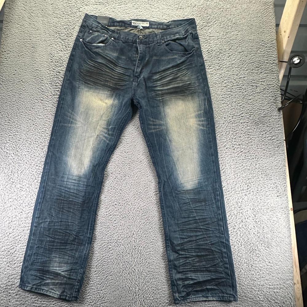 Vintage GS-115 Doheny Jeans Mens 40x34Blue Cotton Denim Straight‎ Slim Workwear